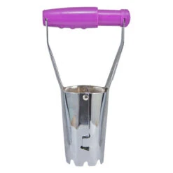 Chrome Hand Bulb Planter -Felo Butik gb012 web purp