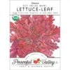 Red Salad Bowl Lettuce Seeds (Organic) -Felo Butik organic lettuce red salad bowl